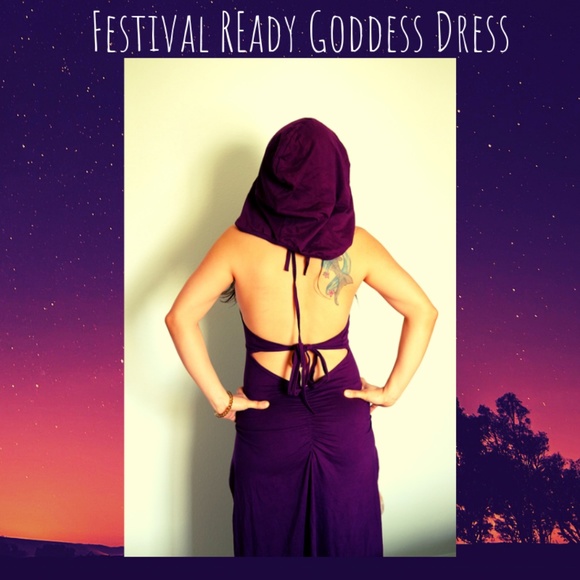 Festival Goddess Purple Dress - Picture 2 of 3